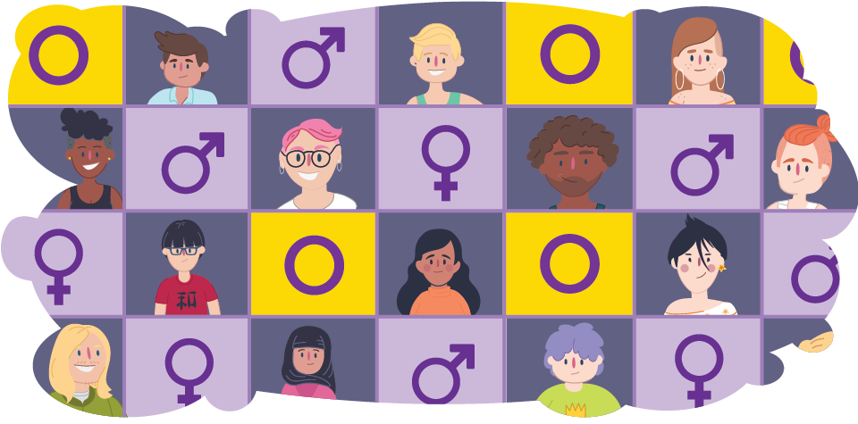 A variety of different teens